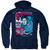 Superman Action Packed Adult Pullover Hoodie Sweatshirt Navy