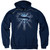 Superman Glowing Shield Adult Pullover Hoodie Sweatshirt Navy