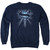 Superman Glowing Shield Adult Crewneck Sweatshirt Navy