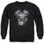 Superman V Twin Logo Adult Crewneck Sweatshirt Black