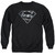 Superman Mech Shield Adult Crewneck Sweatshirt Black