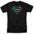Superman Portugal Shield Adult 18/1 T-Shirt Black