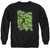 Superman Metallo Mayhem Adult Crewneck Sweatshirt Black