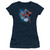 Superman Crystallize Junior Women's Sheer T-Shirt Navy
