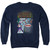 Superman Quick Change Adult Crewneck Sweatshirt Navy