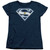 Superman Argentinian Shield Women's T-Shirt Navy