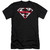 Superman English Shield Adult 30/1 T-Shirt Black