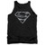Superman Smoking Shield Adult Tank Top T-Shirt Black