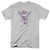 Superman Justice Upheld Adult 18/1 T-Shirt Silver