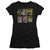 Superman SM Covers Junior Women's Sheer T-Shirt Black