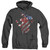 Superman The American Way Adult Heather Hoodie Sweatshirt Black
