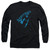 Superman Darkness Adult Long Sleeve T-Shirt Black