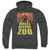 Superman Zod Poster Adult Pullover Hoodie Sweatshirt Charcoal