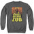 Superman Zod Poster Adult Crewneck Sweatshirt Charcoal