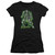 Superman Kryptonite Powered Junior Women's Sheer T-Shirt Black