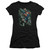 Superman Indestructible Junior Women's Sheer T-Shirt Black