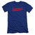 Superman S Tail Premium Canvas Adult Slim Fit 30/1 T-Shirt Royal Blue