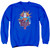 Superman Steel Pop Adult Crewneck Sweatshirt Royal Blue