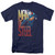 Superman Steel Flight Adult 18/1 T-Shirt Navy