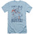 Superman Busta Adult 30/1 T-Shirt Light Blue