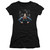 Superman Villains Junior Women's Sheer T-Shirt Black