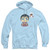 Superman Cute Superman Adult Pullover Hoodie Sweatshirt Light Blue