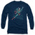 Superman Frequent Flyer Adult Long Sleeve T-Shirt Navy