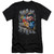 Superman Ripping Steel Adult 30/1 T-Shirt Black