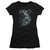 Superman Break Free Junior Women's Sheer T-Shirt Black