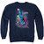Superman Twilight Flight Adult Crewneck Sweatshirt Navy