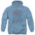 Superman Its Sketchy Adult Pullover Hoodie Sweatshirt Carolina Blue