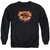 Superman Space Burst Shield Adult Crewneck Sweatshirt Black