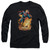 Superman Space Case Adult Long Sleeve T-Shirt Black
