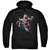 Superman Up In The Sky Adult Pullover Hoodie Sweatshirt Black