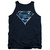 Superman Water Shield Adult Tank Top T-Shirt Navy