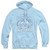 Superman My Hero Adult Pullover Hoodie Sweatshirt Light Blue