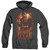 Superman Metropolis Deco Adult Heather Hoodie Sweatshirt Black