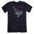 Superman Scribble And Soar Premuim Canvas Adult Slim Fit 30/1 T-Shirt Navy