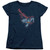 Superman Scribble And Soar Women's T-Shirt Navy