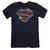Superman Storm Cloud Supes Premuim Canvas Adult Slim Fit 30/1 T-Shirt Navy
