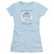 Superman Good Looks Junior Women's Sheer T-Shirt Light Blue
