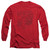 Superman Code Red Adult Long Sleeve T-Shirt Red