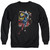 Superman Flying Determination Adult Crewneck Sweatshirt Black