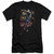 Superman Flying Determination Premuim Canvas Adult Slim Fit 30/1 T-Shirt Black