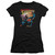 Superman Victory Junior Women's Sheer T-Shirt Black