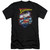 Superman Glam Premuim Canvas Adult Slim Fit 30/1 T-Shirt Black