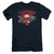 Superman Chain Breaking Adult 30/1 T-Shirt Navy