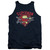 Superman Chain Breaking Adult Tank Top T-Shirt Navy
