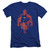 Superman Super Knockout Premuim Canvas Adult Slim Fit 30/1 T-Shirt Royal Blue