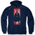 Superman Block Adult Pullover Hoodie Sweatshirt Navy